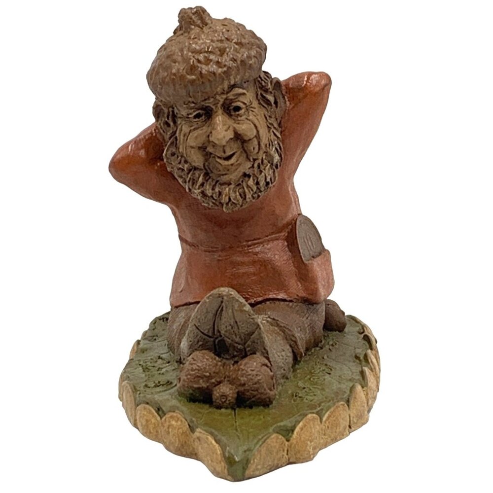 Tom Clark Gnome JIM Figurine #8 Gym Exercise Sit-Ups Fitness Vtg 1989 COA